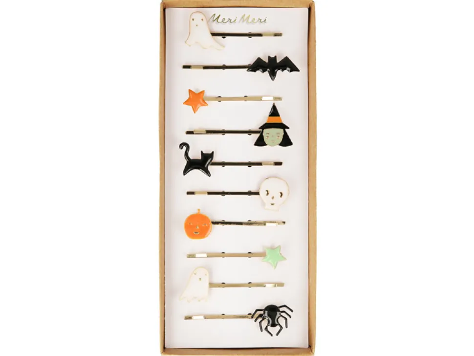 Horquillas esmaltadas halloween Meri Meri