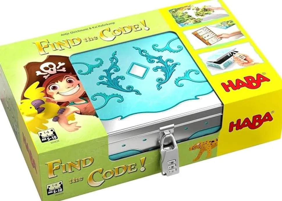 Juego de mesa find the code isla pirata