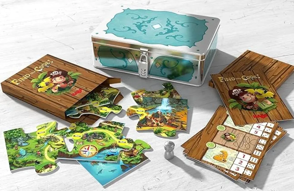 Juego de mesa find the code isla pirata