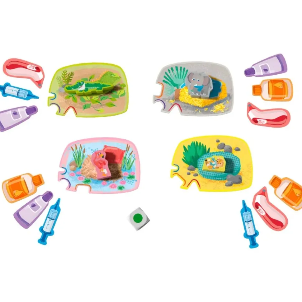 Juego de mesa hospital animal