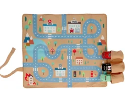 Juego mantel con circuito + 3 coches