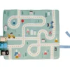 Juego mantel con circuito + 3 coches Azul