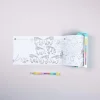 juego de bolsillo para colorear dinos 8 pinturas