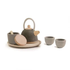 JUEGO DE TÉ ORIENTAL DE MADERA PLANTOYS