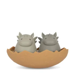 Juguete de baño de siliciona dino