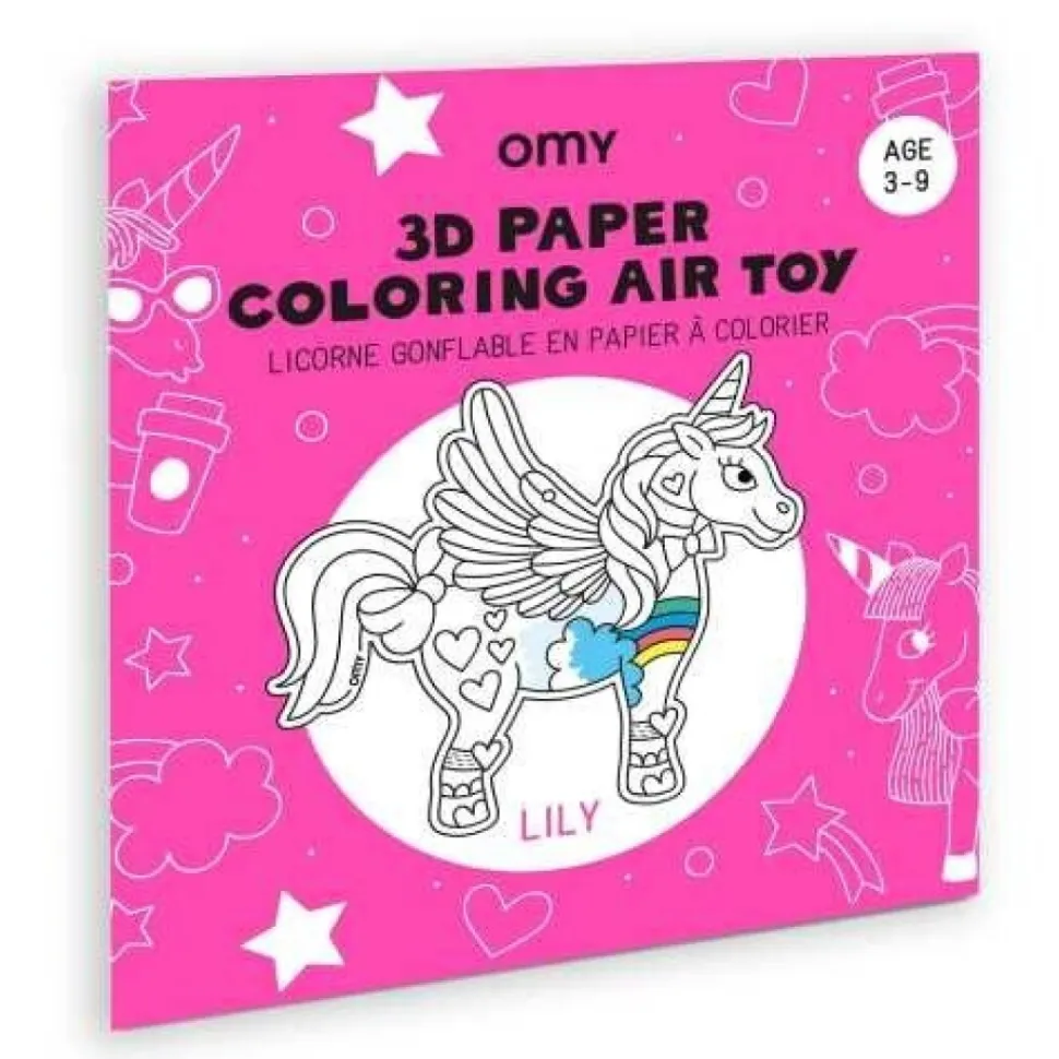 Juguete hinchable para colorear Unicornio