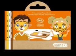 Kit de maquillaje 3 colores león y jirafa