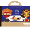 Kit de maquillaje 3 colores ninja y superhéroe