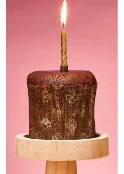 Lata bizcocho brownie happy birthday