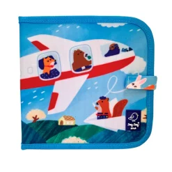 Libro pizarra avión