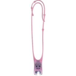 Linterna de lectura colgante rosa purpurina