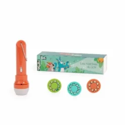 Linterna proyector de historias aventuras jungla Moulin Roty