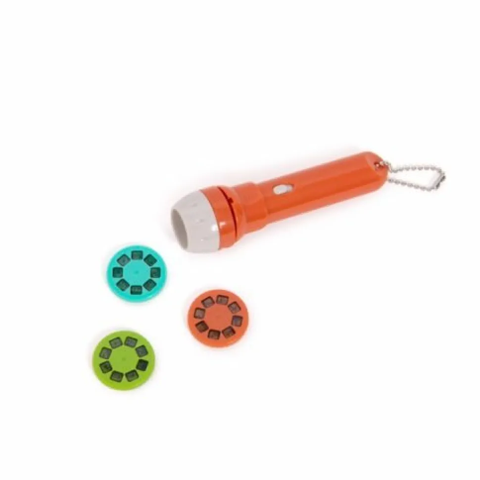 Linterna proyector de historias aventuras jungla Moulin Roty