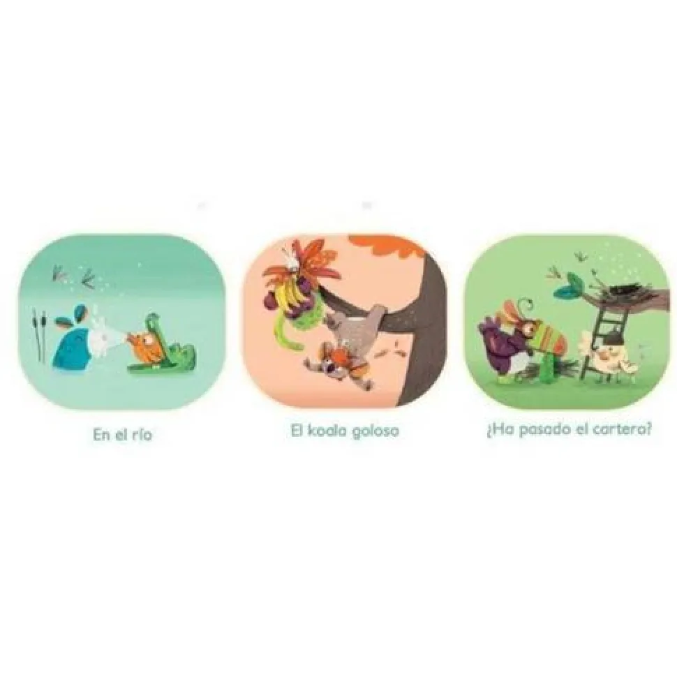 Linterna proyector de historias aventuras jungla Moulin Roty