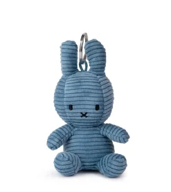 Llavero Miffy pana 10 cm azul aviador