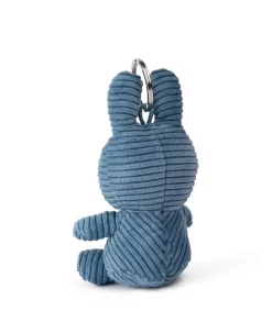 Llavero Miffy pana 10 cm azul aviador