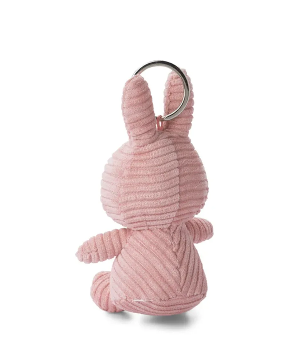 Llavero Miffy pana 10 cm rosa