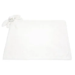 Manta conejito blanco de lujo