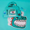 Manteles individuales dino para colorear al agua