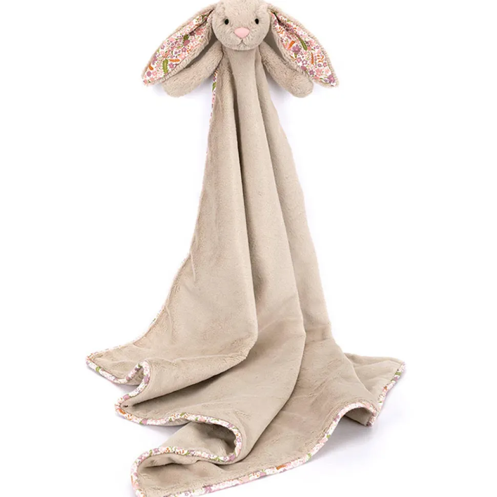 Mantita conejo beige blossom