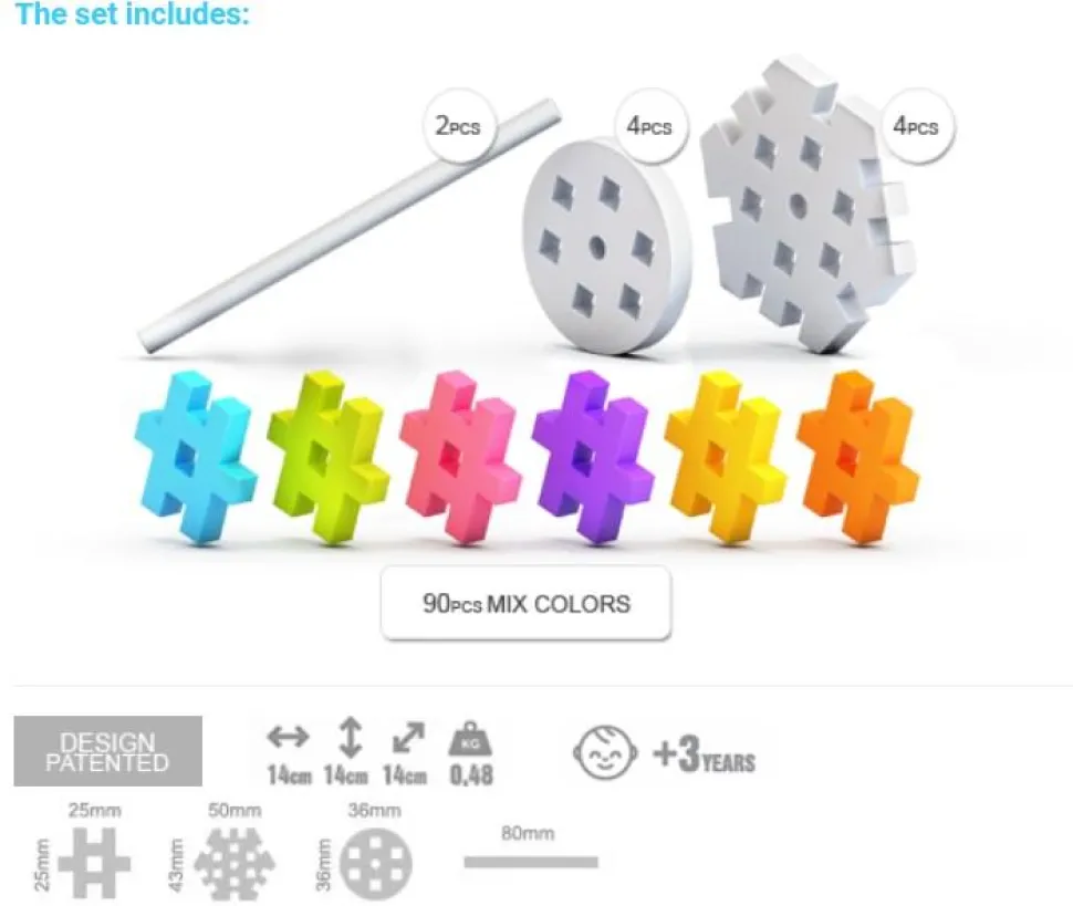 Meli-Basic 100pcs de construcción