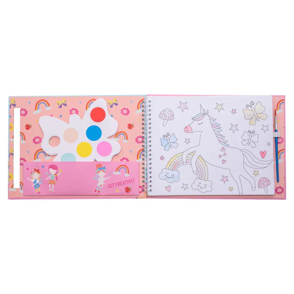 Mi bloc de pinturas rainbow fairy