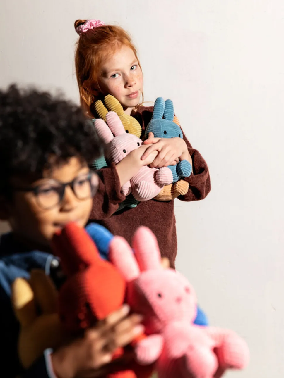 Miffy 23 cm pana rosa empolvado