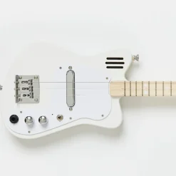 Mini guitarra eléctrica Loog blanca