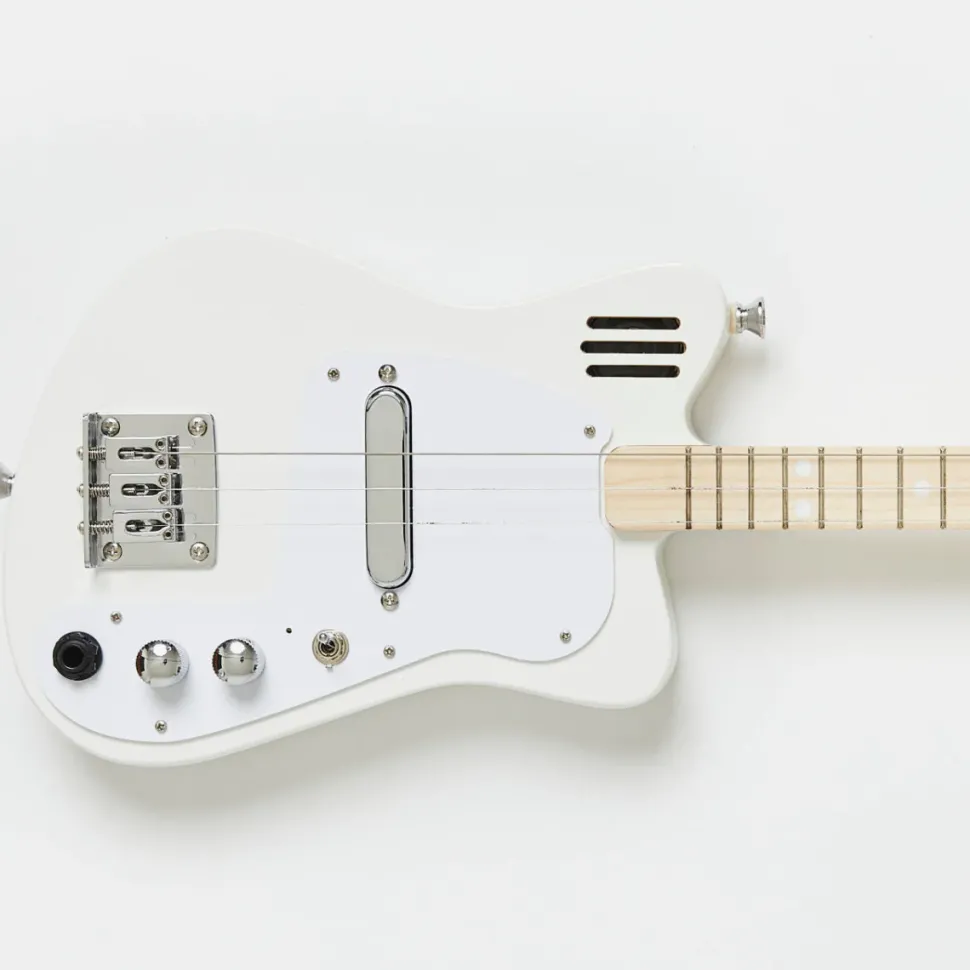 Mini guitarra eléctrica Loog blanca