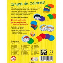 Mini juego la oruga de colores