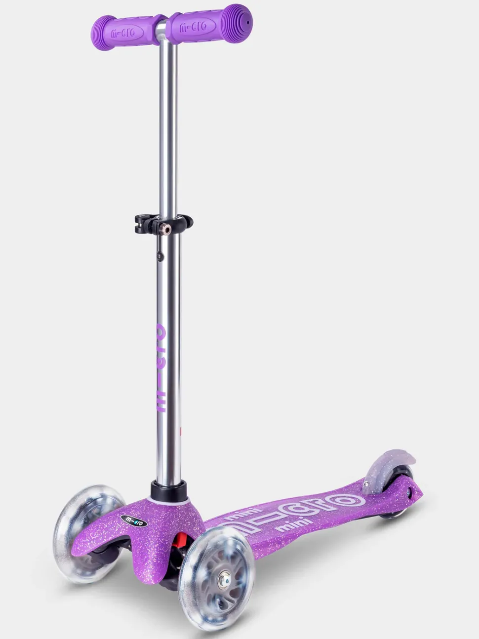 Mini micro deluxe led glitter purple
