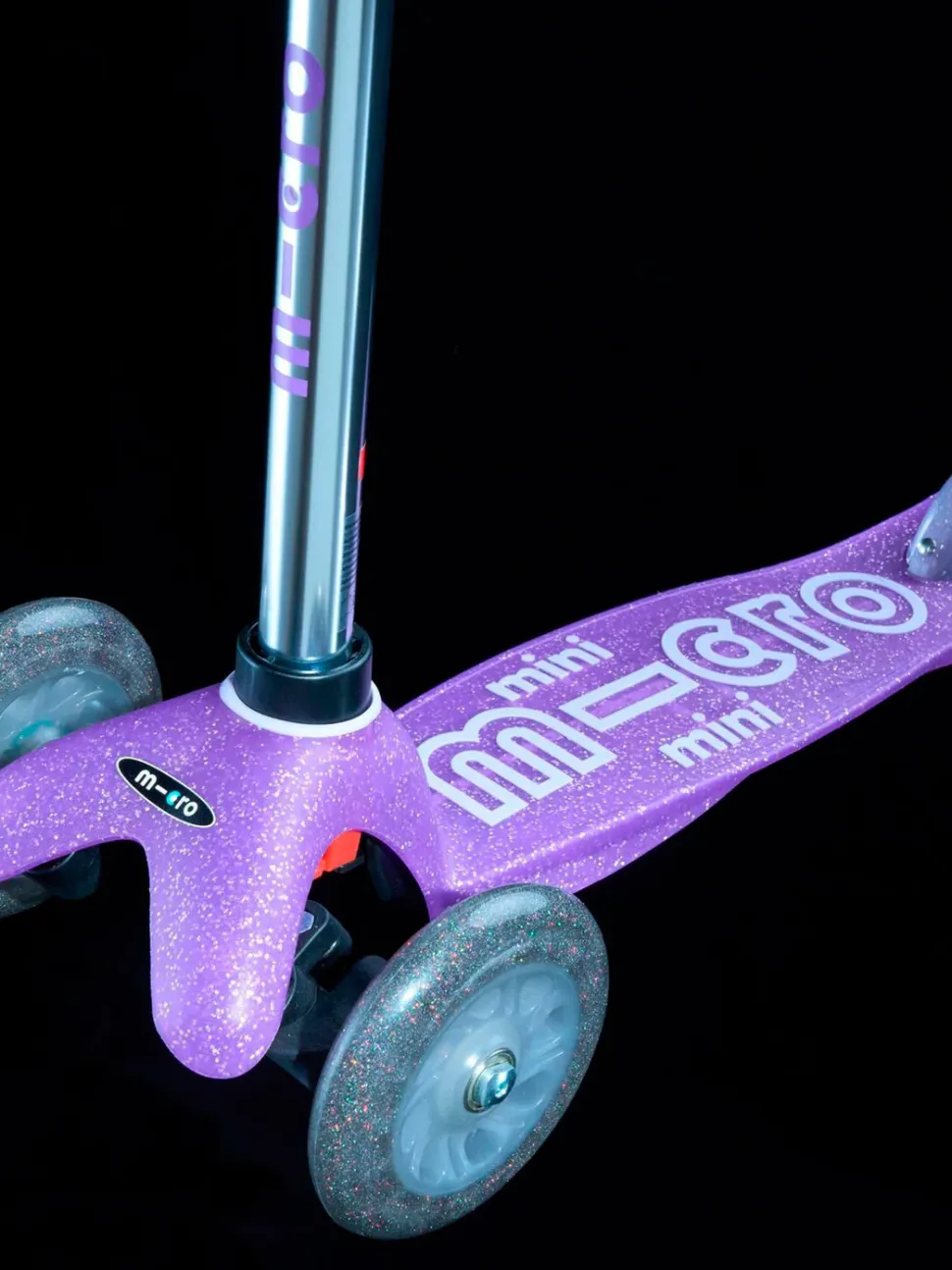 Mini micro deluxe led glitter purple