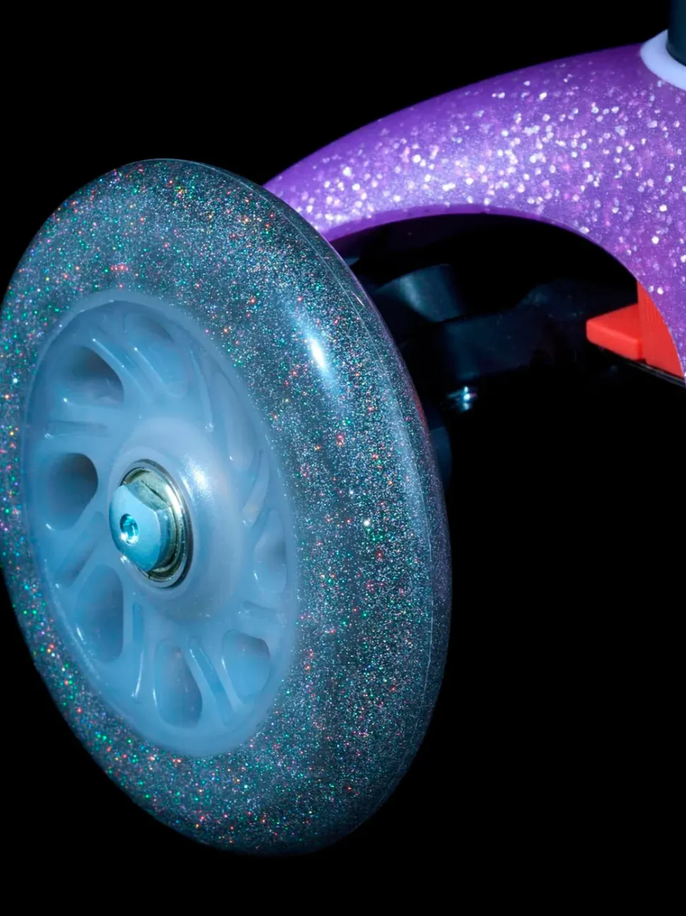 Mini micro deluxe led glitter purple
