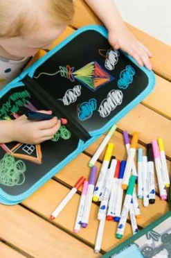 Mini rotuladores mágicos libro pizarra