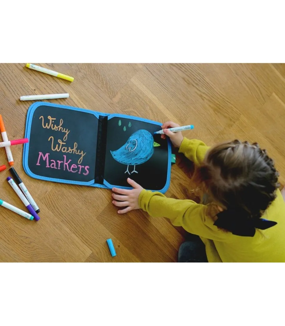 Mini rotuladores mágicos libro pizarra