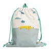 Mochila con cordón teckel The cotton cloud