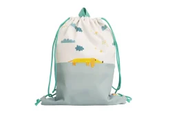 Mochila con cordón teckel The cotton cloud