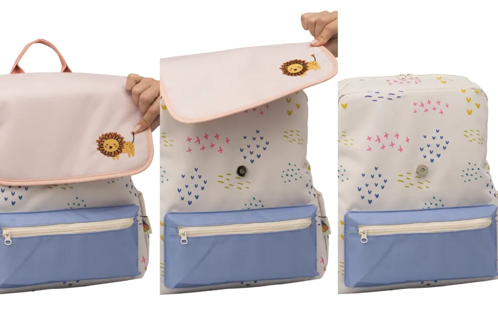 Mochila león A4 the cotton cloud