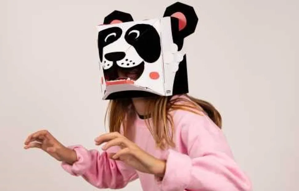 Máscara omy 3d panda