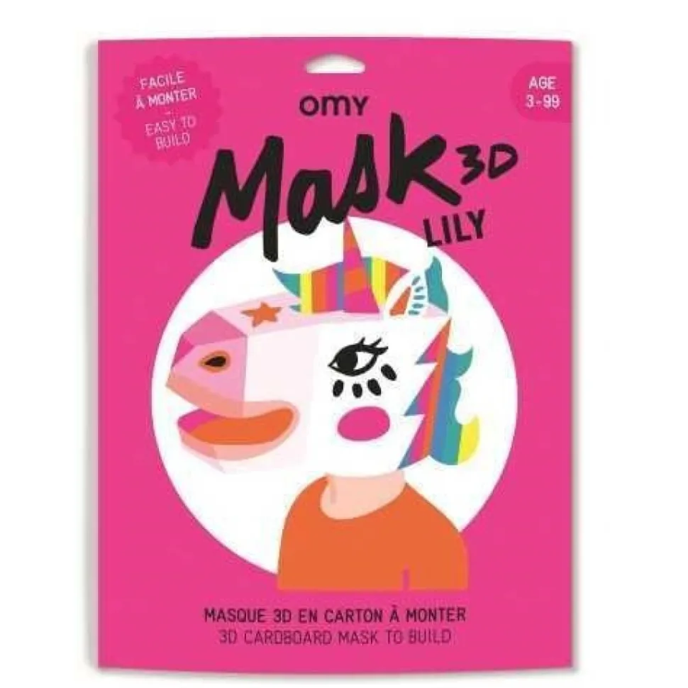 Máscara omy 3d unicornio