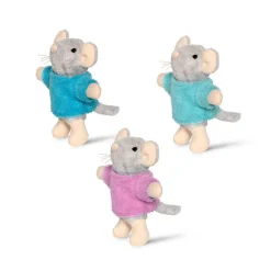muñecos trillizos casa de los ratones