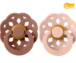 PACK CHUPETES BIBS BOHEME Woodchuck/Blush