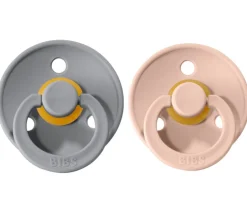 PACK CHUPETES BIBS CLOUD/BLUSH