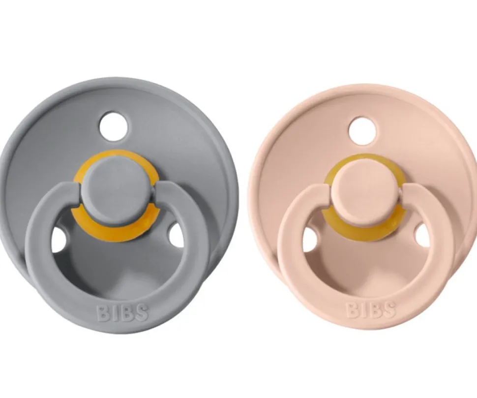 PACK CHUPETES BIBS CLOUD/BLUSH