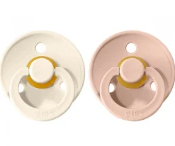PACK CHUPETES BIBS VAINILLA/BLUSH