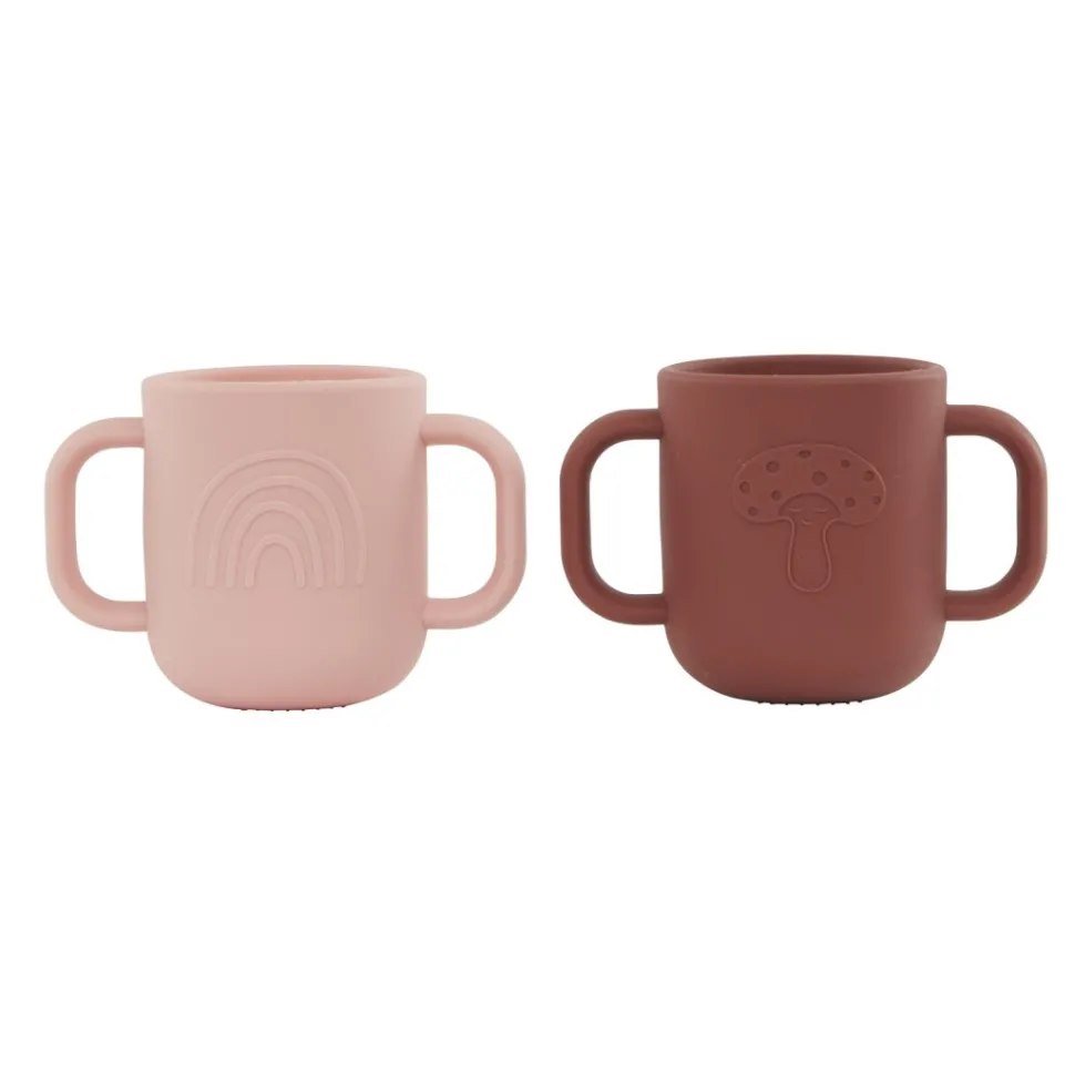 pack de 2 tazas coral- nutmeg