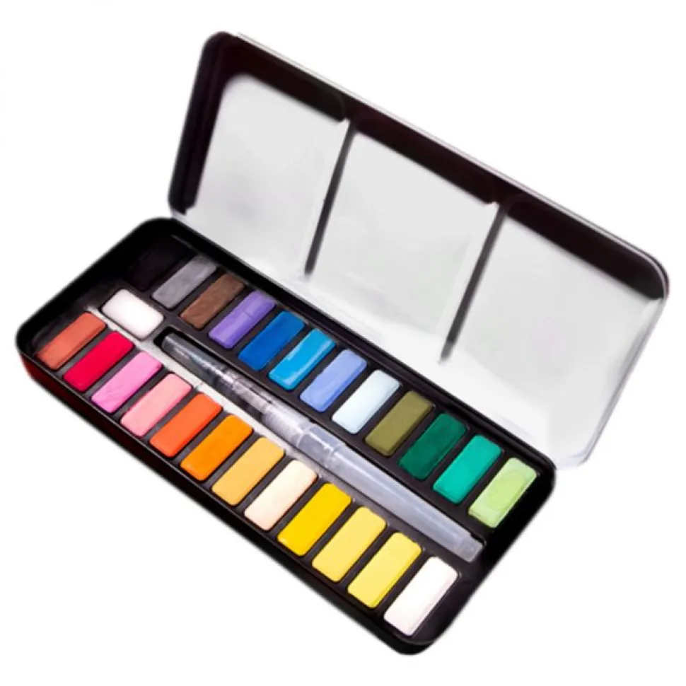 Paleta de acuarelas Omy 24 colores