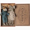 Papá y mamá en caja de puros Maileg