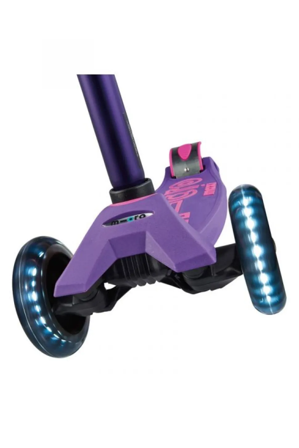 Patinete maxi micro deluxe led lila