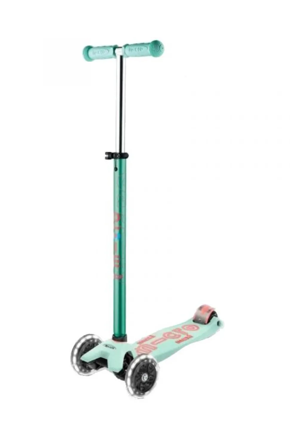 Patinete maxi micro deluxe led menta